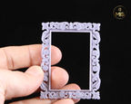 Detailed miniature Rectangular vintage ornamental baroque style painting/picture frame - painted or unpainted