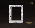 Detailed miniature Rectangular vintage ornamental baroque style painting/picture frame - painted or unpainted