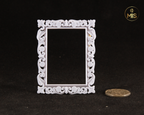 Detailed miniature Rectangular vintage ornamental baroque style painting/picture frame - painted or unpainted