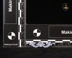 Ornamental miniature baroque style mouldings [set of 4]  - unpainted set- perfect for 1/12th or 1:24th scale settings