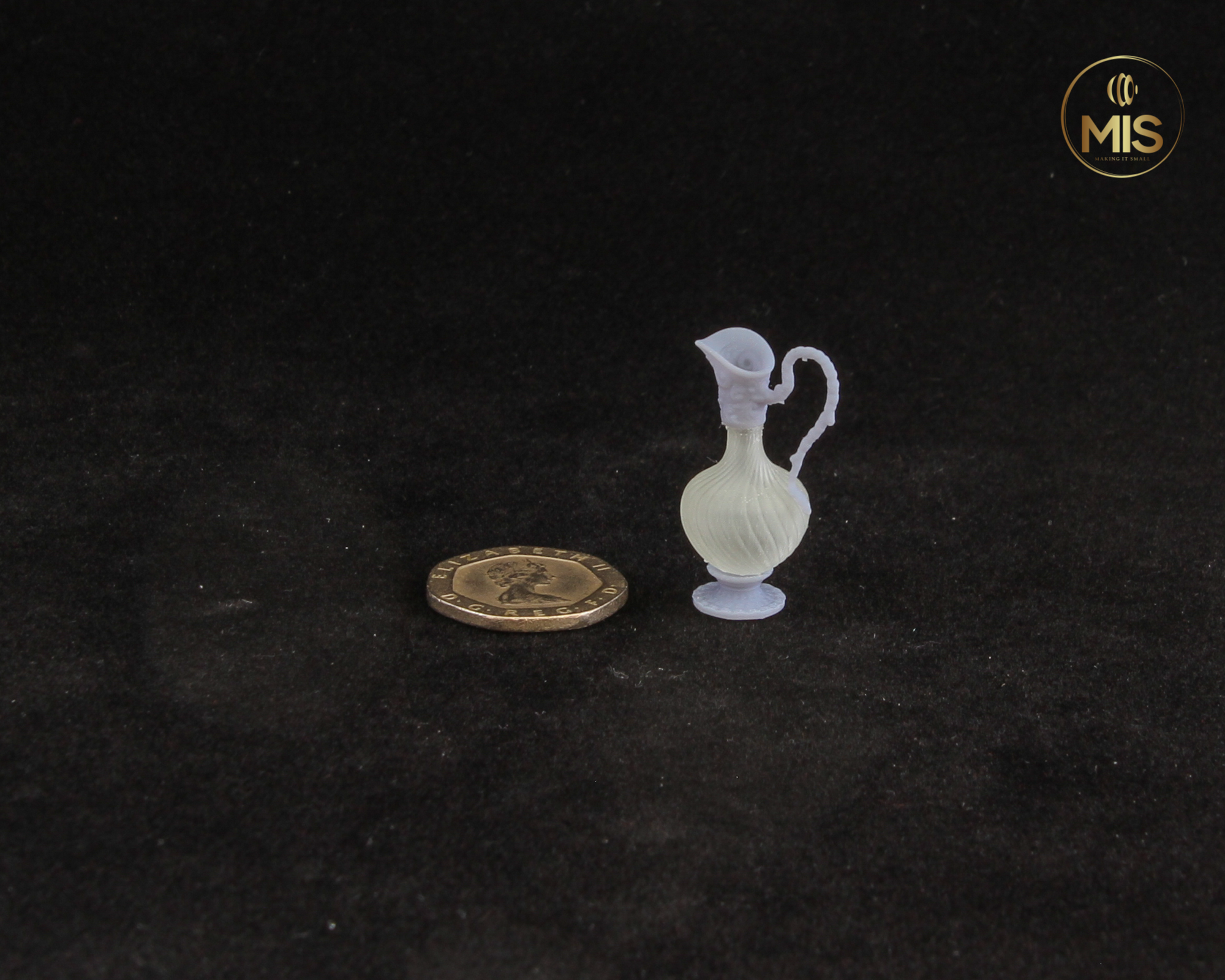 Antique style decanter / bottle / jug detailed miniature  - 1:12 - Various options available including unpainted kit and painted