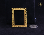 Detailed miniature Rectangular vintage ornamental baroque style painting/picture frame - painted or unpainted