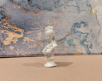 Miniature decoration bust statue - detailed hand painted stone effect or unpainted -  1:12 scale