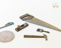 Workshop hand tools - detailed hand painted  - 1/12th