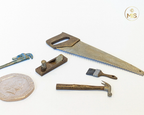 Workshop hand tools - detailed hand painted  - 1/12th