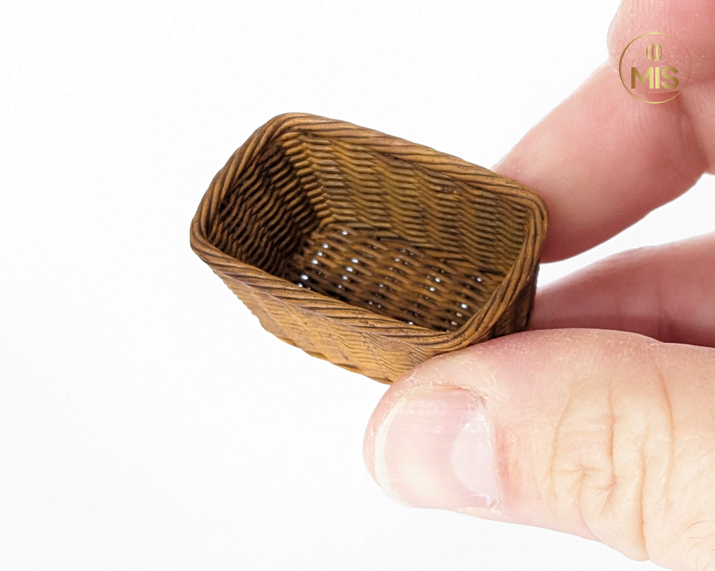 Wicker style basket - Available unpainted or hand painted