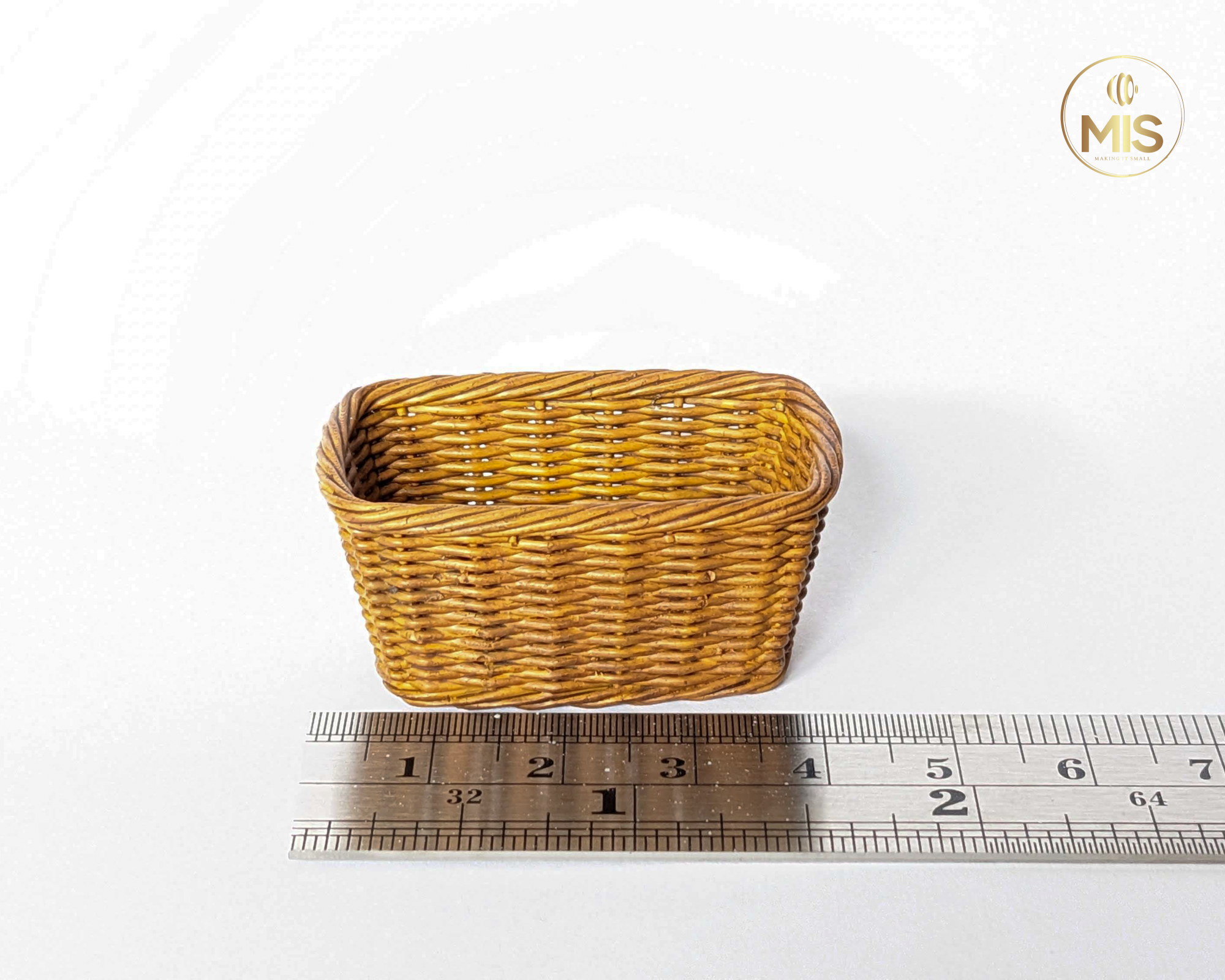Wicker style basket - Available unpainted or hand painted