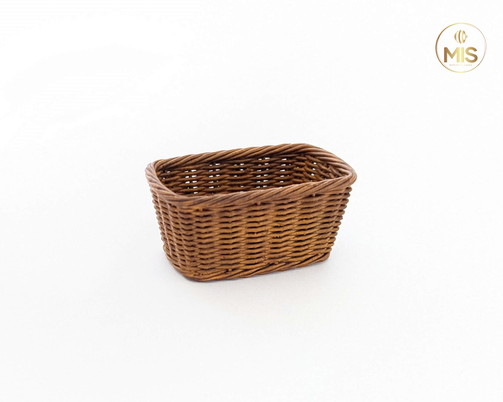 Wicker style basket - Available unpainted or hand painted