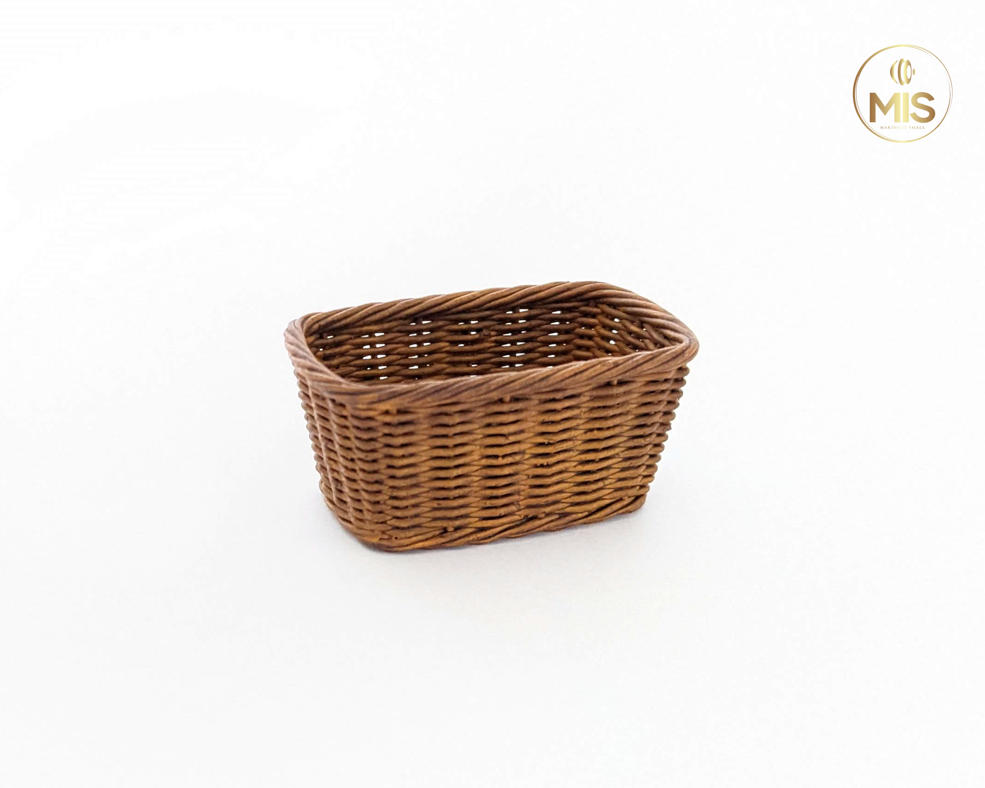 Wicker style basket - Available unpainted or hand painted