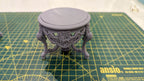 1:12 French Baroque style Round Dining Table or Entrance Table - Furniture - Unpainted