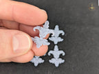 Ornamental miniature baroque/ rococo style embellishments  [set of 4]  - Unpainted