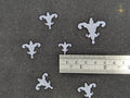 Ornamental miniature baroque/ rococo style embellishments  [set of 4]  - Unpainted