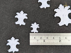 Ornamental miniature baroque/ rococo style embellishments  [set of 4]  - Unpainted