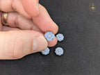 Ornamental miniature baroque/ rococo style embellishments  [set of 4]  - Unpainted