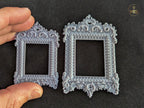 Ornamental baroque style detailed miniature painting/picture frame