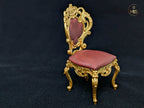 Baroque Style Dining Chair - Furniture -  1/12th scale detailed miniature