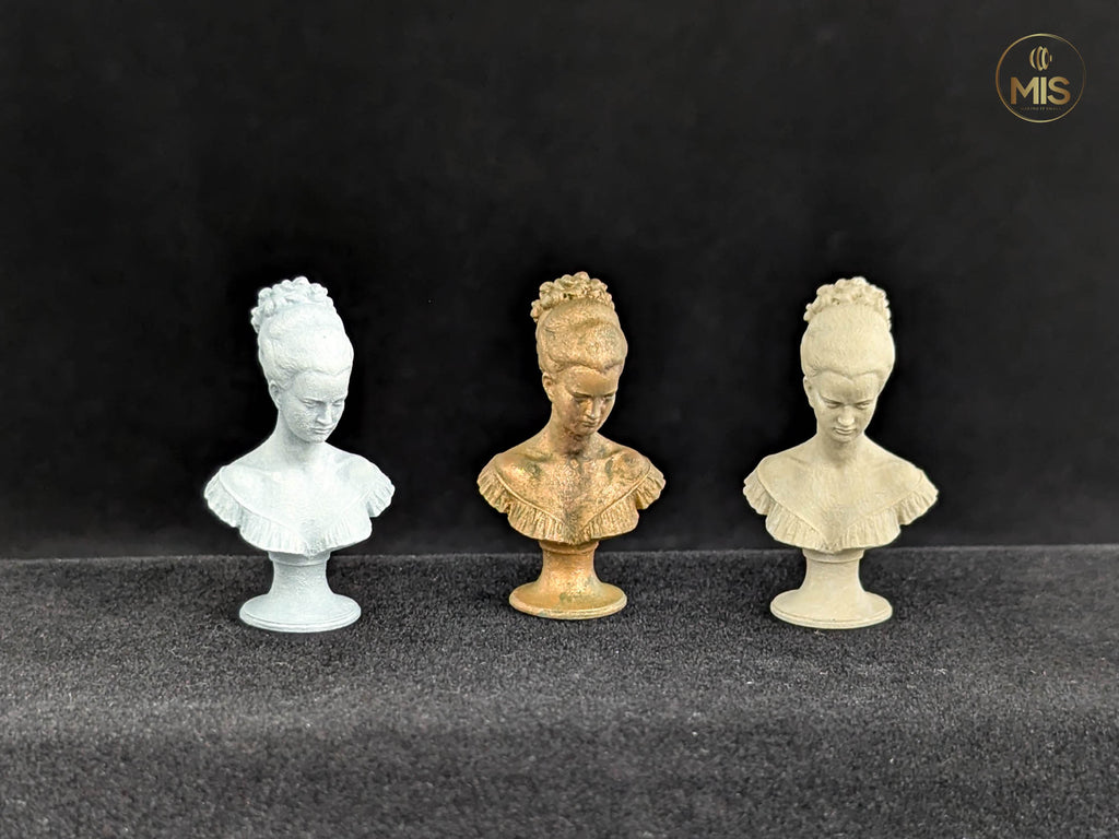Miniature decoration bust statue - detailed hand painted or ready to paint