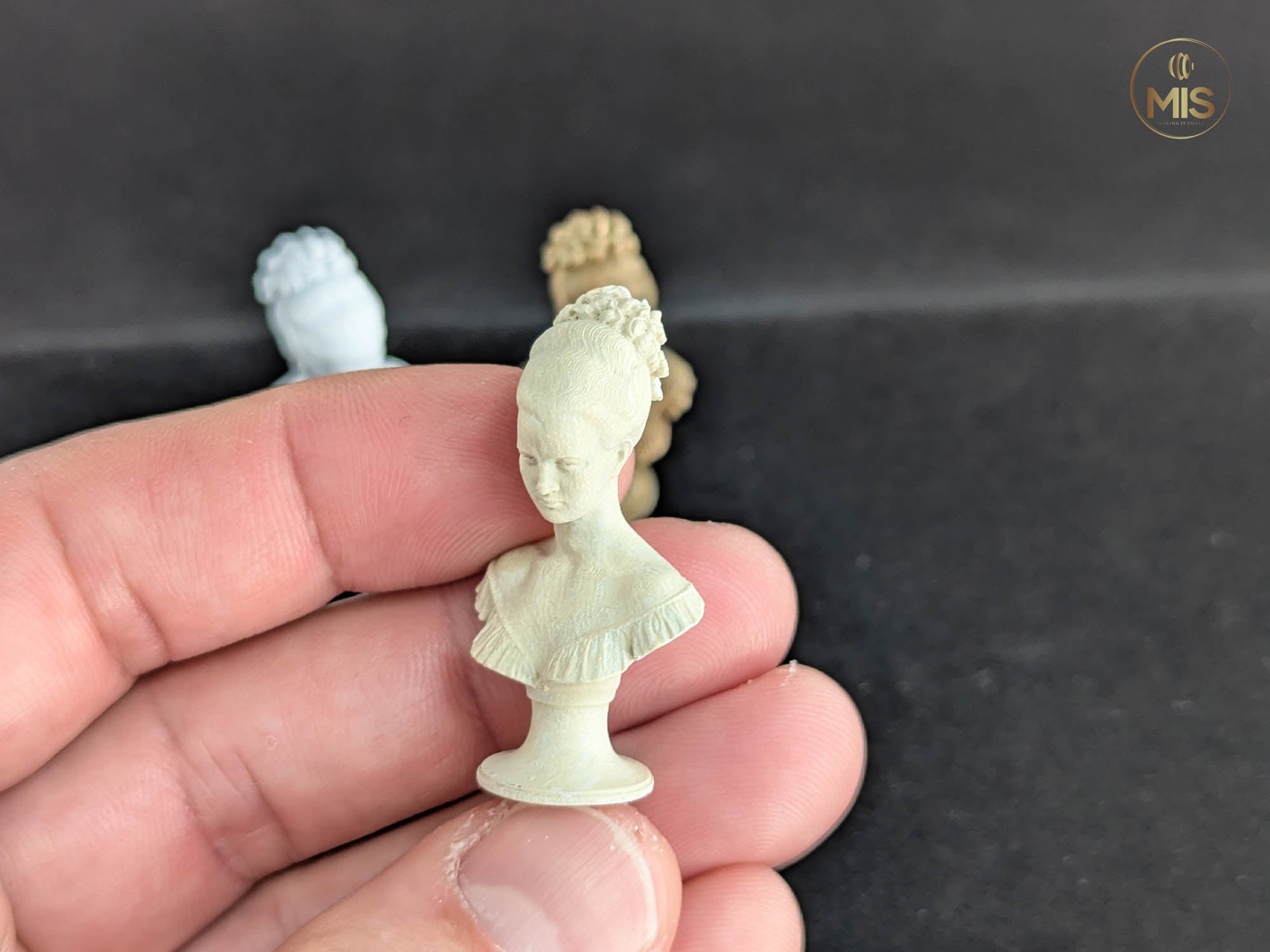 Miniature decoration bust statue - detailed hand painted or ready to paint