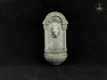 Detailed Lion Wall Fountain Classic stone- Available hand painted or ready to paint -  1:12 / 24th scale