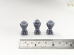 Miniature Urns - Unpainted set of 3